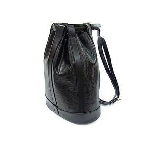Louis Vuitton Epi Randonne Noir Black Shoulder Bag